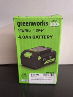 GREENWORKS 24V 4.0AH BATTERY