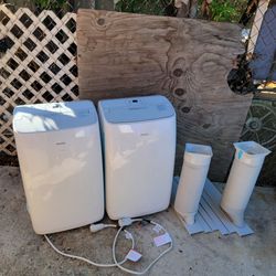 2 Danby Digital 14,000 BTU Portable 3 in 1 Air Conditioner, Dehumidifier And Fan