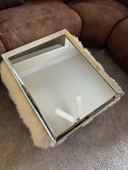 Wall hanging full glass mirror