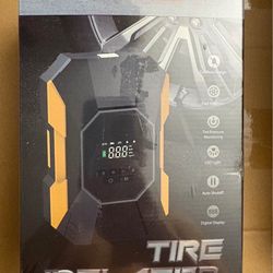 Tire Inflator Portable Air Compressor-Electric Cordless Air Pump for Car Tires with Digital Pressure Gauge,150 PSI Portable Tire Inflator for Car,Moto