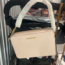 Pastel Pink MK Crossbody 