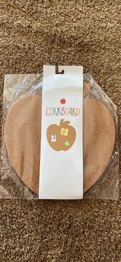 Apple shaped corkboard