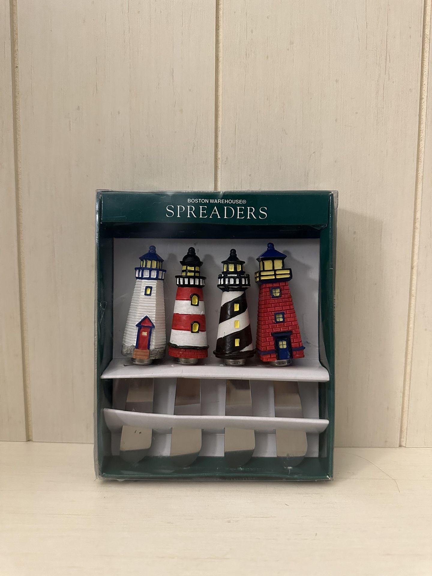 Vintage Boston Warehouse Lighthouse Set Of Spreaders 