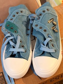 Stylish demon high top sneakers