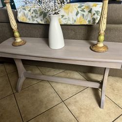 Trestle Base Console Table
