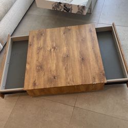 Wood Low Coffee Table