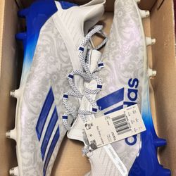 Adidas Shoes New Adidas Adizero Young King Blue White Floral Football Cleats