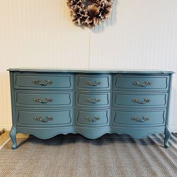 Beautiful REFINISHED French Provincial Triple Dresser