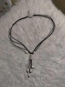 Handmade Sterling Silver Necklace With Freshwater Pearls