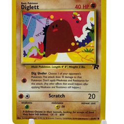 2000 Pokémon Rocket Diglett