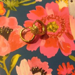 Baby Gold Earrings Size 1-3yr old