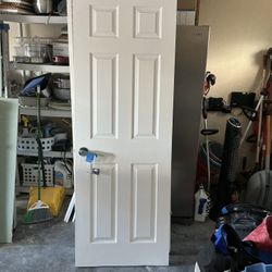 30”x80” 6 Panel Interior Door 