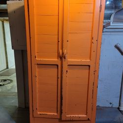Vintage Cedar Chest Armoire