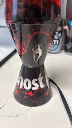 Ghost face lava lamp