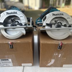 RECONDITIONED Makita 18V X2 LXT Lithium-Ion (36V) Brushless Rear Handle 7-1/4 in. Circular Saw (Tool Only)