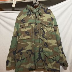 XLarge Camouflage Jacket With Hood