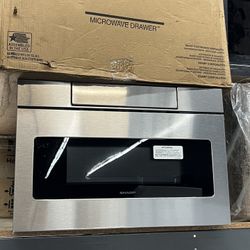 Sharp 24” Wide Microwave Drawer Stainless Steel