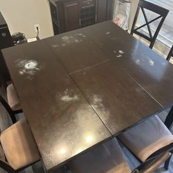 Dining Table With Chairs And Bench