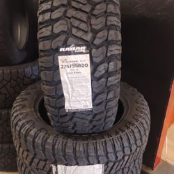 New Set Of Tires 275 55 20 RADAR RT
