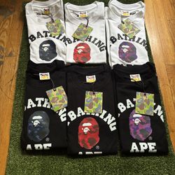 Bape Tees And Essential Shorts