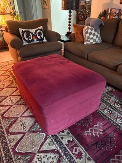 Oversized Ottoman with Storage