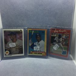 Greg Vaughn Rookie cards