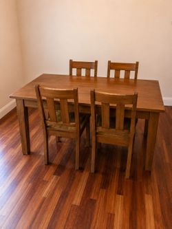 Dining table with 4 chairs