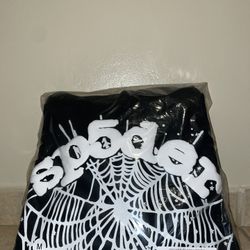 Sp5der OG Web Hoodie Black Medium