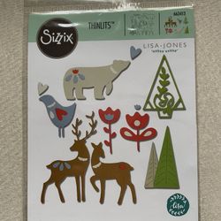 Sizzix Thinlits Die Set 10Pk Christmas Elements 663413