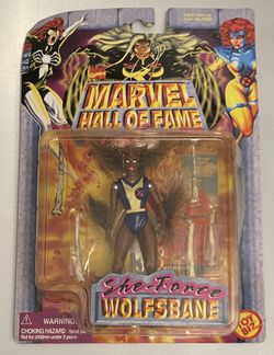 Marvel Hall of Fame She Force Wolfsbane #48224 SEALED Toy Biz 1997