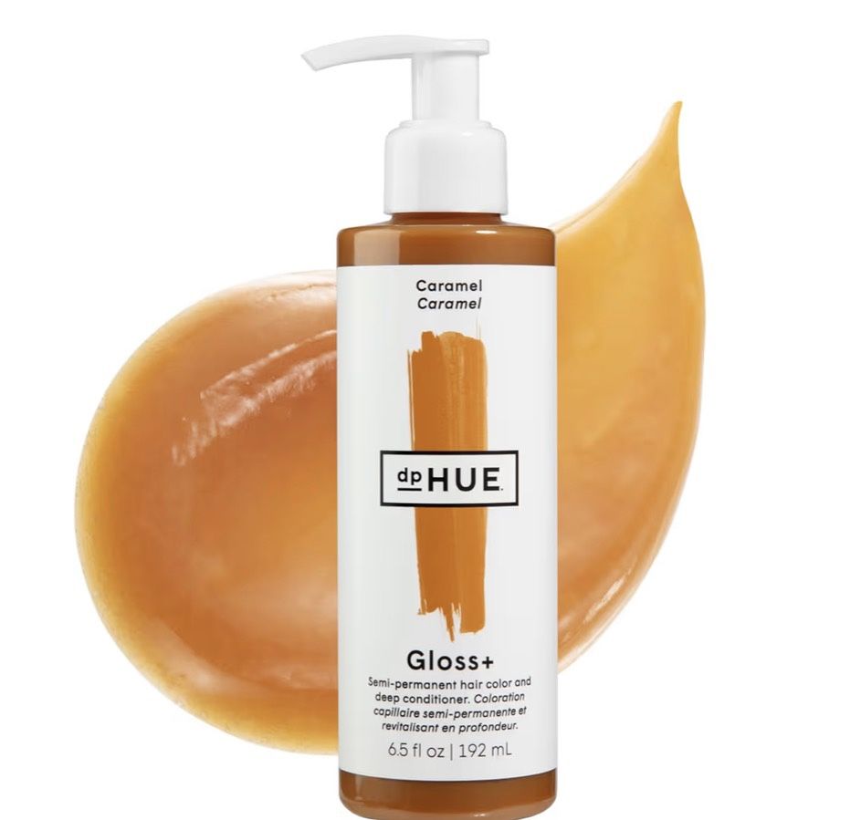 dpHUE Gloss+, Caramel - Conditioning Semi-Permanent Gloss - For Dark Blonde & Light Brown Hair with Golden Tones - Lasts Up to 8 Washes - Vegan, Leapi