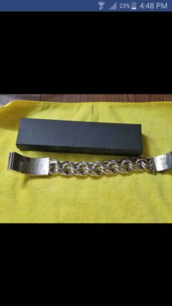 Sterling Silver Chain and Bracelet 977.9Grams that is what the Chain ways Bracelet ways 300.5 grams