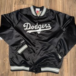New men’s size large & XL Mitchell & ness LA Dodgers satin jacket 