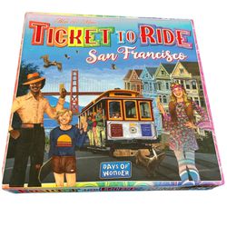Days of Wonder TICKET TO RIDE SAN FRANCISCO Board Game  Experience the thrill of traveling through San Francisco in the Days of Wonder Ticket to Ride 