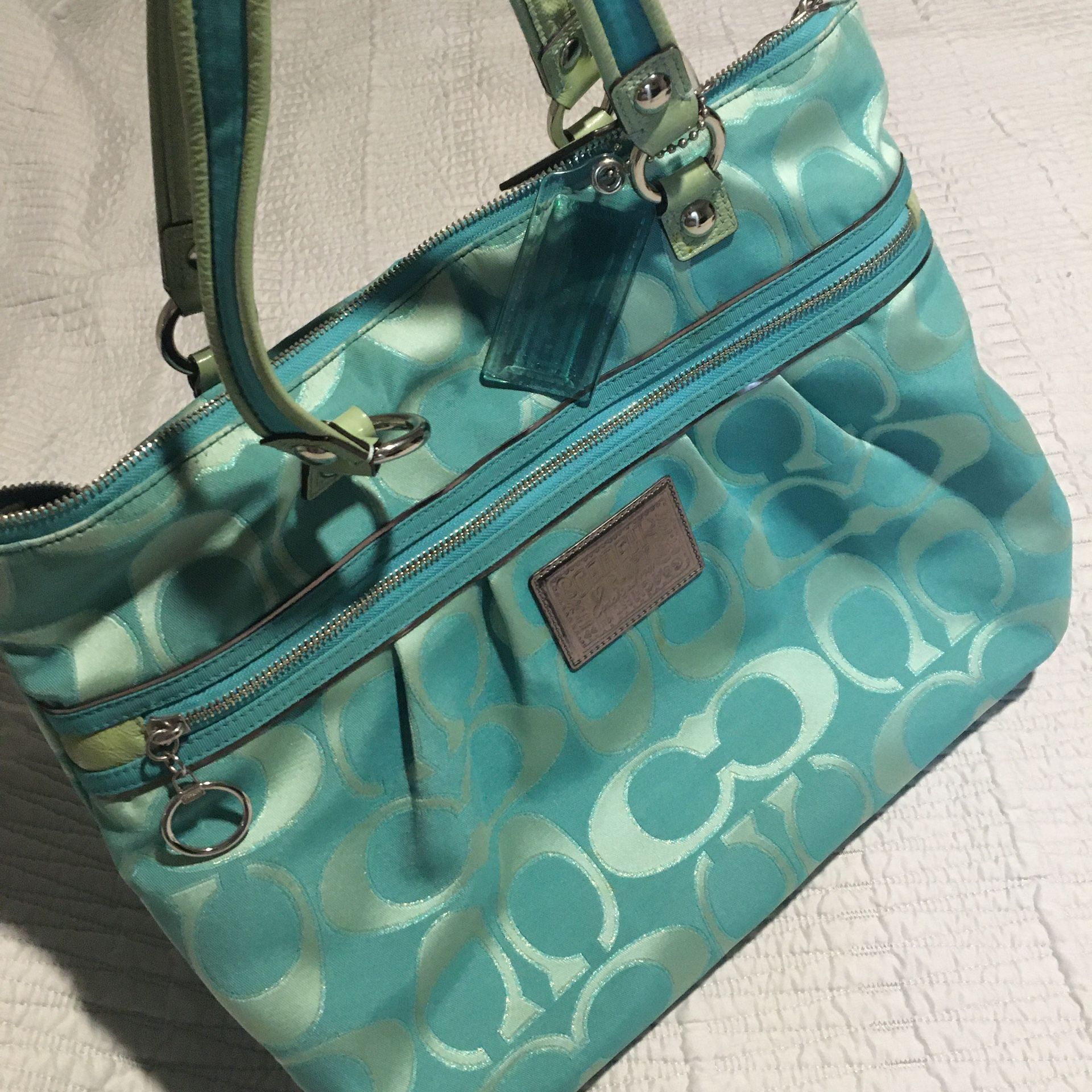 Coach Teal Purse