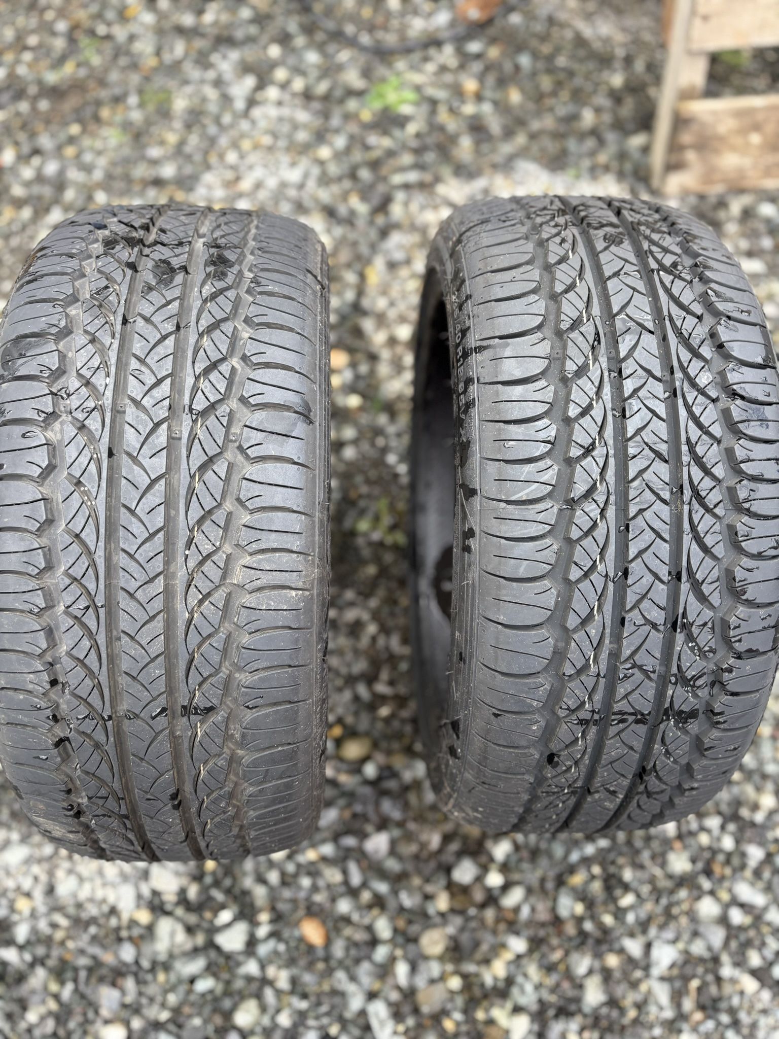 Two Tires Driven Only 25 Miles 235/40 R18 Kuhmos