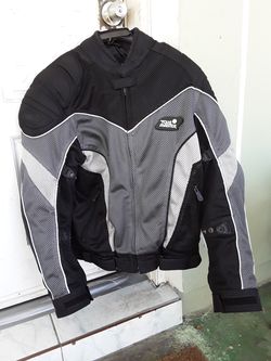 Tourmaster riding jacket zip on rain and cold inserts