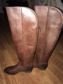 Botas sole society de pura piel