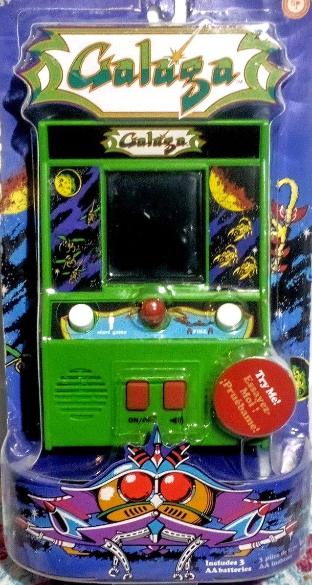 Galaga Mini Arcade Game Classic Arcade Electronic Video Game Retro New In Package
