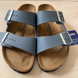 Birkenstock Women's Arizona Slide Sandal - Size 39 (Blue)