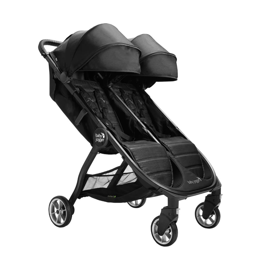 Baby Jogger City Tour 2 Double Stroller - Pitch Black Color