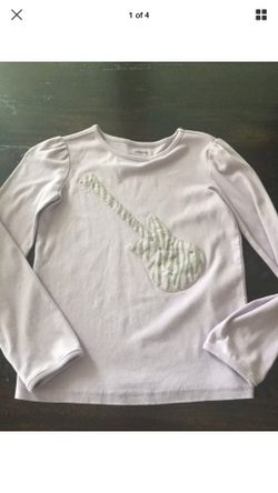 NWOT Gymboree Girls Lavender Guitar Top size 12