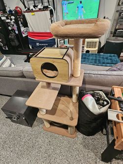 Cat Tower with Condo & Top Bed