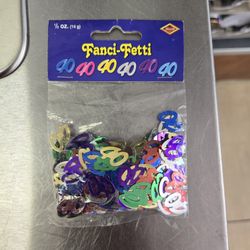 Fanci-fetti Number 40 Confetti 