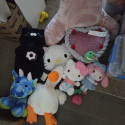 Plushie And Pillow Lot