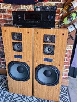 ~EXCELLENT SOUND GREAT BASE HDMI HOUSE AUDIO SYSTEM FULLY FUNCTIONAL SPEAKERS COVERS INCLUDED~