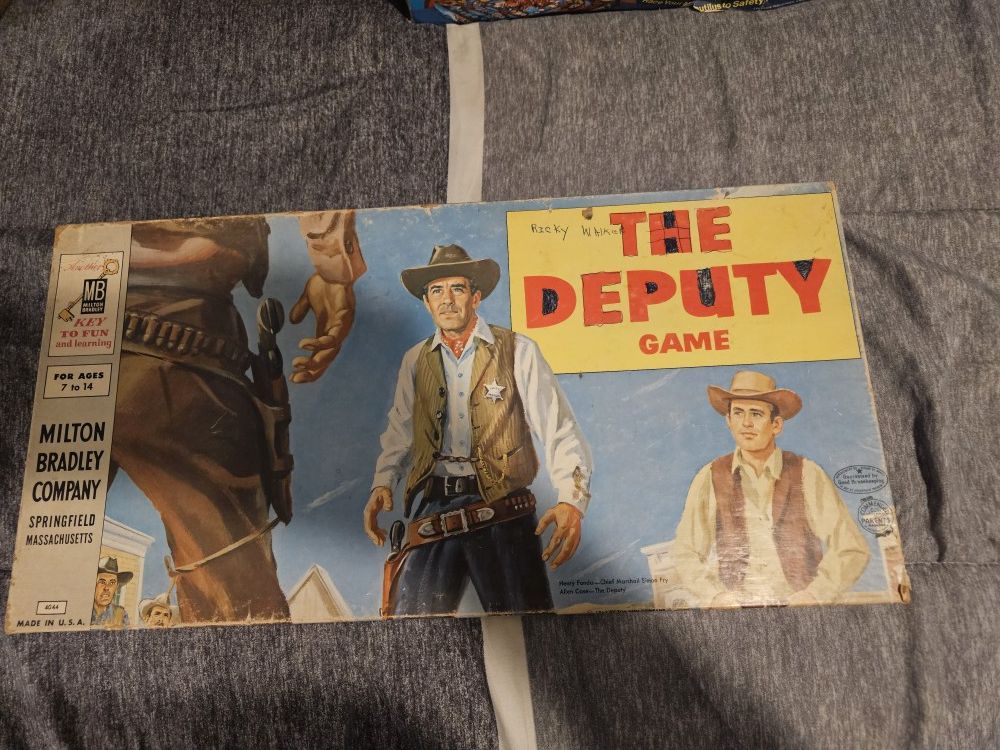 Vintage 1960 The Deputy Game