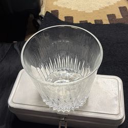 Glass ice bucket highlights Heritage collection Princess house vintage