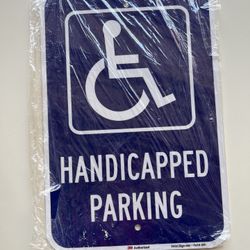 Handicap Parking Sign 