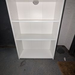 White 3 Shelf Bookshelf